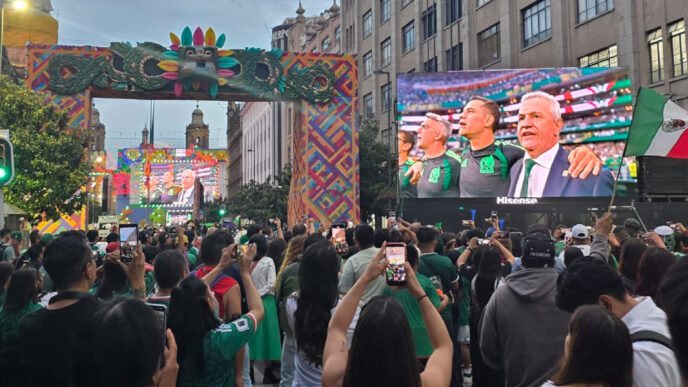 Más pantallas en la Ciudad de México para partidos de fútbol