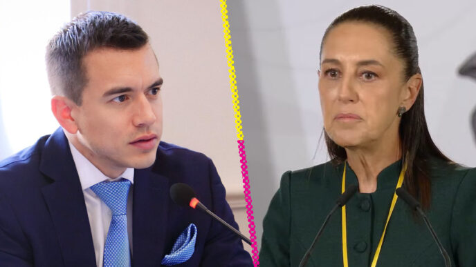 Claudia Sheinbaum elude comentar sobre relaciones con Ecuador en mañanera