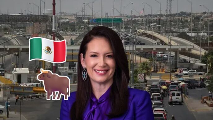 Brooke Rollins en Santa Teresa y la reapertura del puerto al ganado mexicano