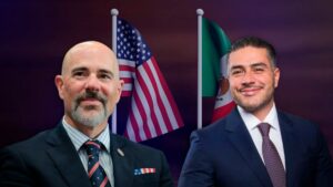 Terry Cole y Omar García Harfuch, comunicación sobre narcotráfico y seguridad