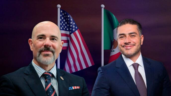 Terry Cole y Omar García Harfuch, comunicación sobre narcotráfico y seguridad
