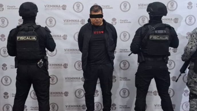 Detención de Iván Martín N. en caso de feminicidio de Valeria Márquez