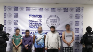 Capturan a presunto jefe de plaza y otros delincuentes en Oaxaca